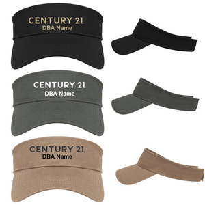 DBA Visor Hat with Your Logo Embroidery