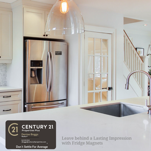 100 pcs - Business Card Magnet - Your Logo