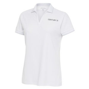 Generation Ladies White/Silver Polo - Close Out