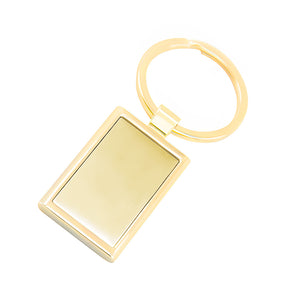 Gold Metal Keychain - Personalized