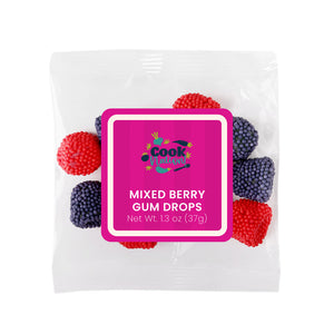 Mixed Berry Gum Drops: Taster Packet - Personalized