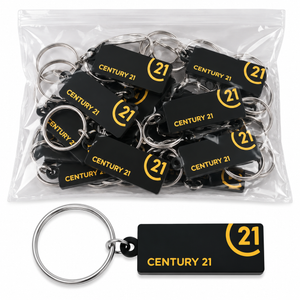 CENTURY 21® PVC 2D Legacy Keyring, Bag of 20 pcs