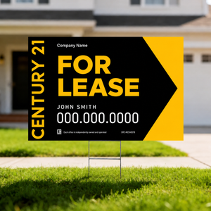 LEGACY FOR LEASE Yard Sign – 18" x 24" (without spikes supplied)