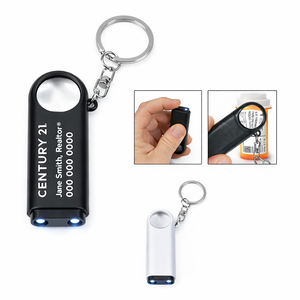 Magnifier + Light Keychain - Personalized