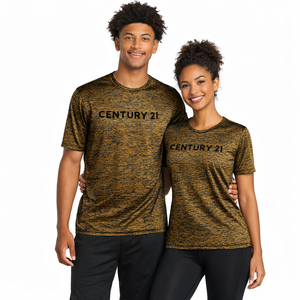 Electric Heather Performance Tee – CENTURY 21 Wordmark