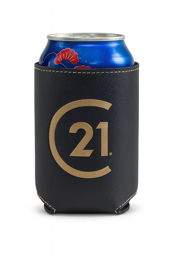 Leather Can Cooler