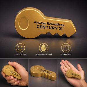 Gold Anti Stress Key