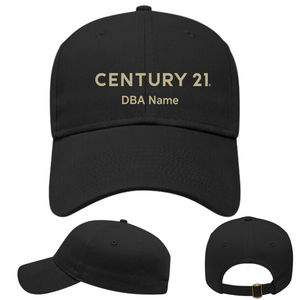 Ultimate Black Cotton Hat  - Personalized