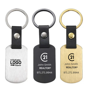 Stainless Steel Metal Keychain - Personalized