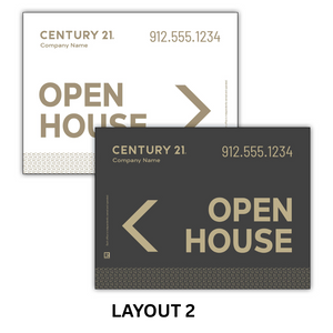 Rectangle Yard Signs - Personalized with Ground Spike