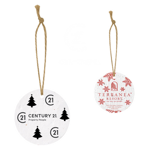 BLOOMIN® CIRCLE SHAPED PLANTABLE HOLIDAY ORNAMENT