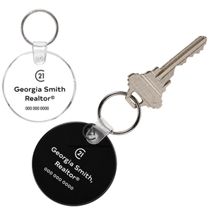 Round Soft Keychain, Your Logo (Union Printed)