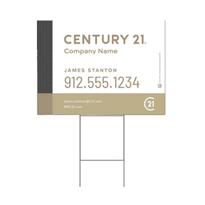 Rectangle Yard Signs - Personalized with Ground Spike