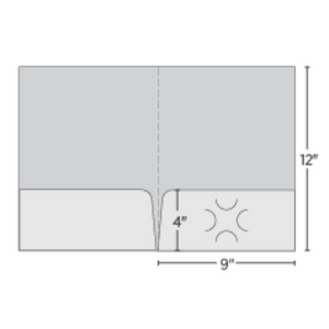 100 pcs x Chandalier Folder - Your Logo
