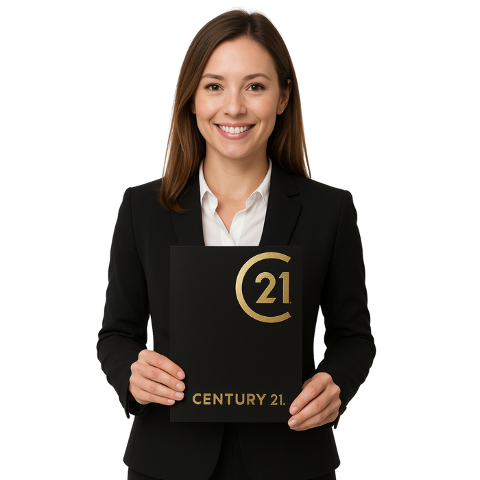 C21 Black Linen Folder – Stocked, Pack of 20 – NEW