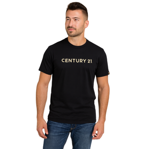 Wordmark Tee, Black Mens