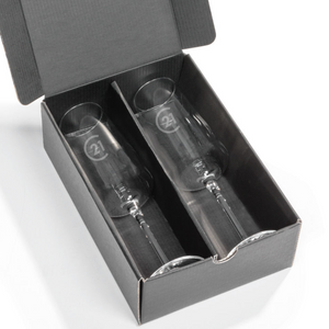 Dunhill Champagne Double Glass Gift Set - Personalized