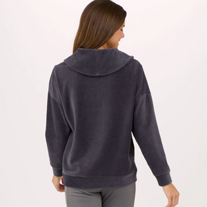 Corded 1/4 Zip Pullover - NEW