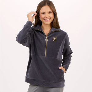 Corded 1/4 Zip Pullover - NEW