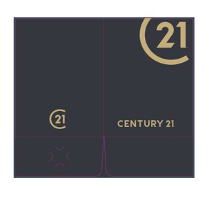 C21 Black Linen Folder – Stocked, Pack of 20 – NEW