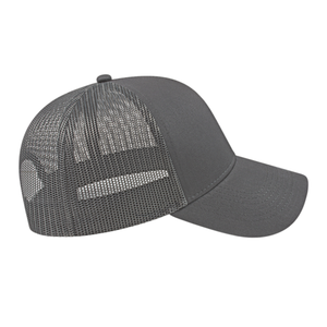 Cotton Charcoal Trucker Hat - Personalized