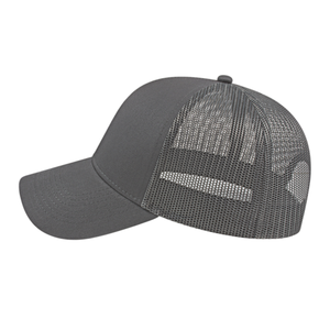 Cotton Charcoal Trucker Hat - Personalized