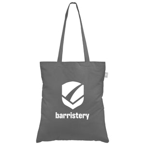 Geo 5oz Recycled Cotton Tote - Your logo - FREE SHIPPING