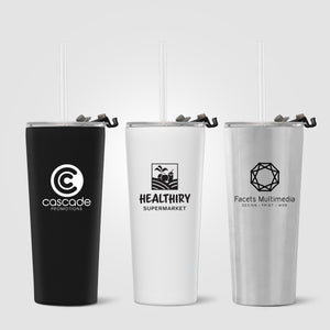 Excalibur 21oz Tumbler with Straw - Personalized