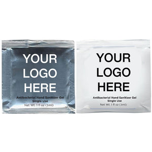 Single Use Gel Sachet - With Your DBA Logo - Century 21 Promo Shop USA