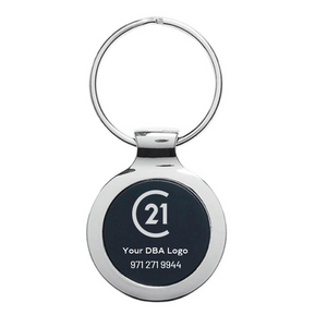 DBA Seal Metal Keyring - Your Logo