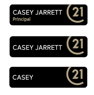 C21 Official Name Badge - Century 21 Promo Shop USA