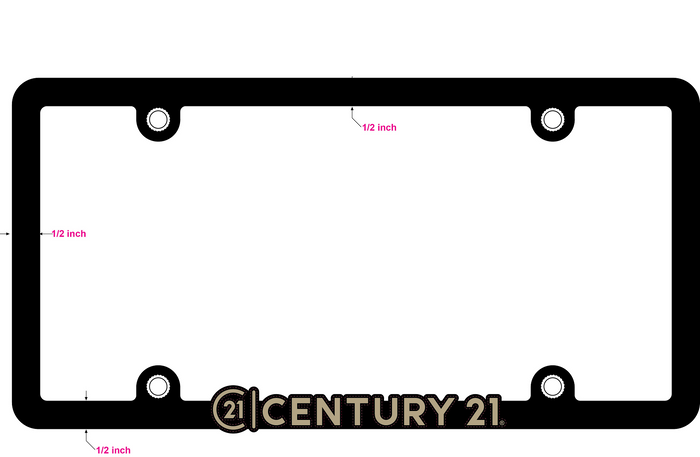 C21 License Plate Frame