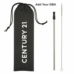 DBA Stainless Steel Straw Kit - Century 21 Promo Shop USA
