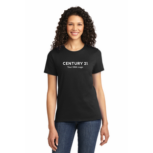 Port & Company 100% Cotton Ladies T-Shirt - Your DBA Logo